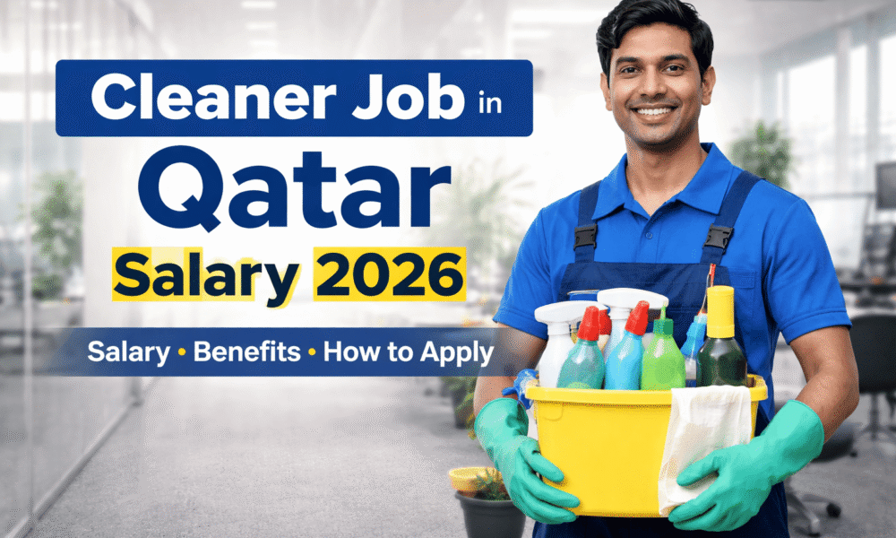 Cleaner Job in Qatar Salary 2026