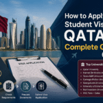 how to apply student visa in Qatar process flow