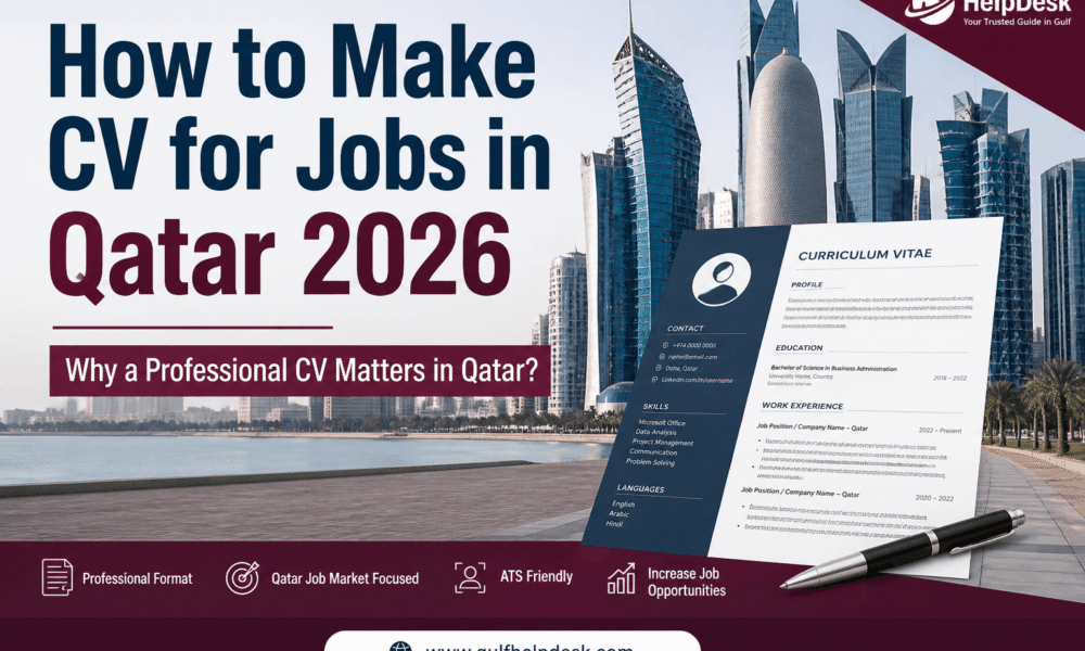 How to Create a Professional CV for Jobs in Qatar