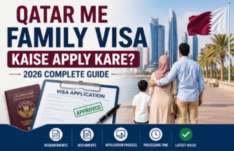 Qatar me family visa kaise apply kare process
